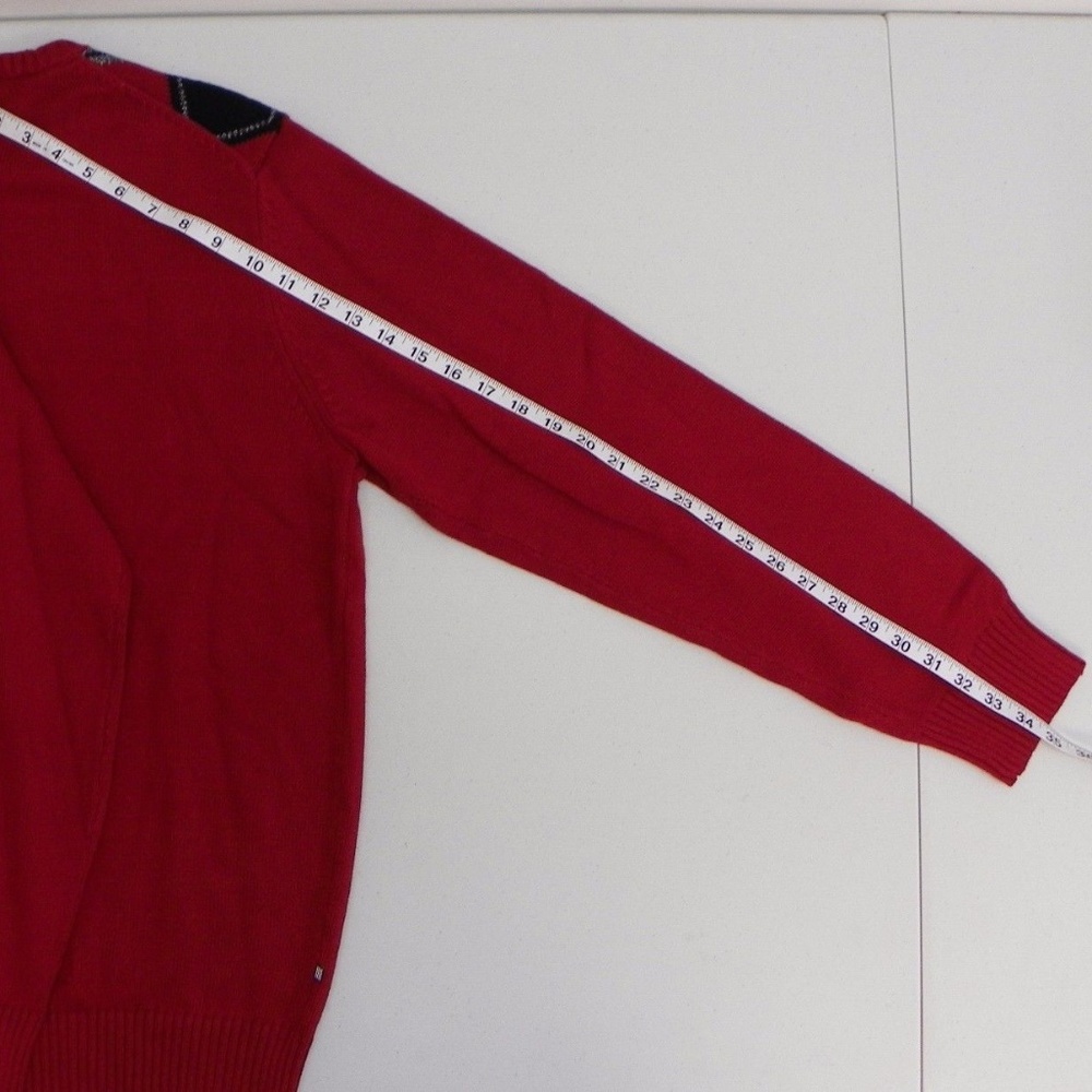 Geoffrey Beene Sweater Crew Neck Argyle Pullover - Picture 5 of 7